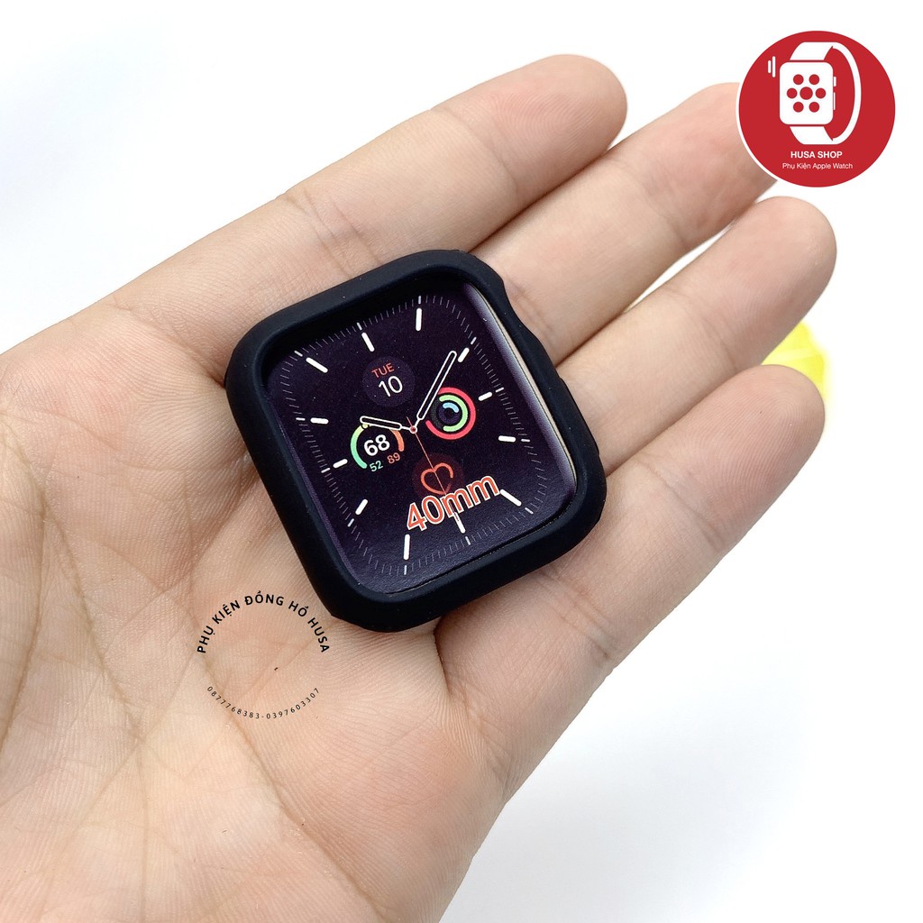 Ốp Viền Silicon Dẻo Bảo Vệ Máy Cực Tốt cho Apple Watch series 1/2/3/4/5/6/se