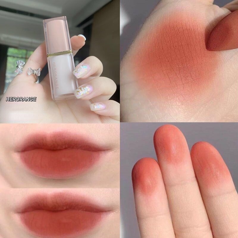 Son Lì HERORANGE Chống Thấm Nước Lâu Trôi Dưỡng Ẩm YR