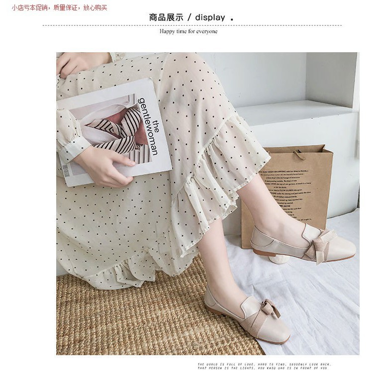 Giày Búp Bê Nữ Phối Lông Thời Trang Hàn 2019 | BigBuy360 - bigbuy360.vn
