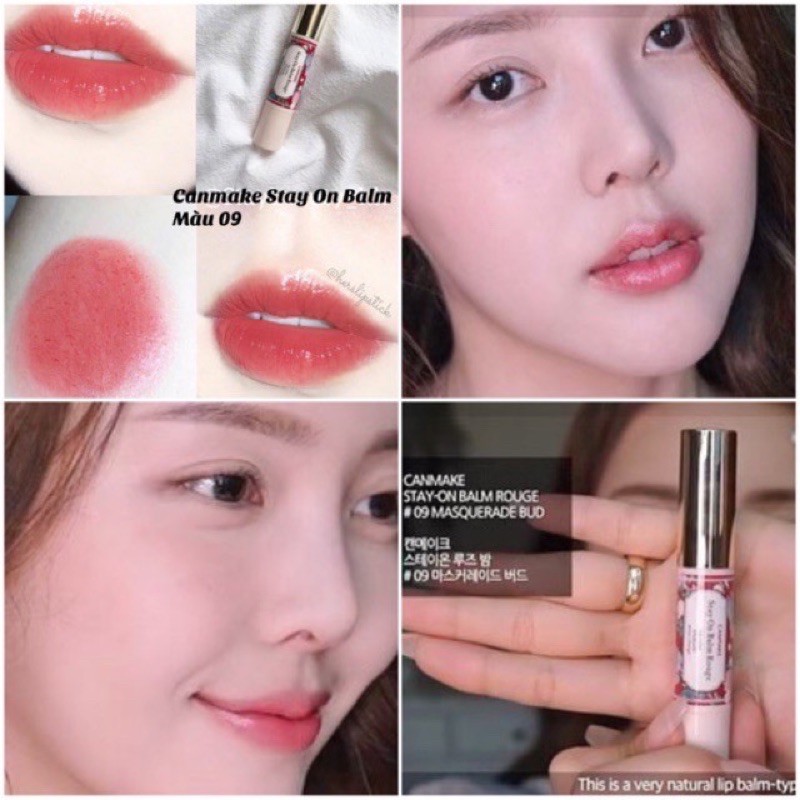 Son dưỡng có màu chống nắng Canmake Balm Rouge