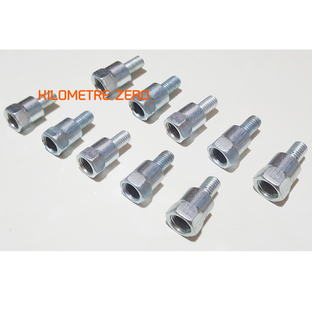 01 Ốc Nối Chân Gương Xe Máy 10mm - 10mm