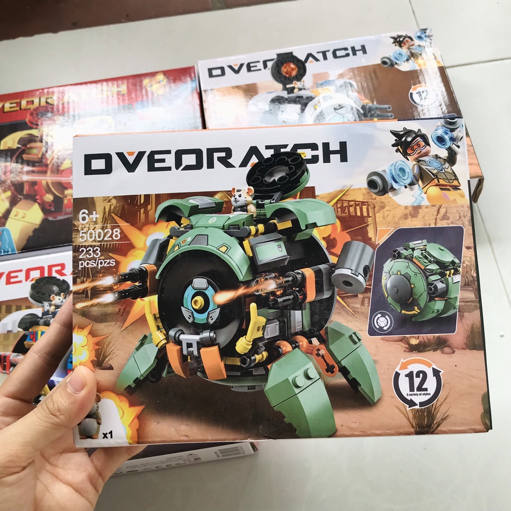 Đồ Chơi Lắp Ghép LEGO's 12in1 Wrecking Ball Hamster CÓ LAZER Siêu Anh Hùng Iron Man, Captain America, Robot, Xe Tăng