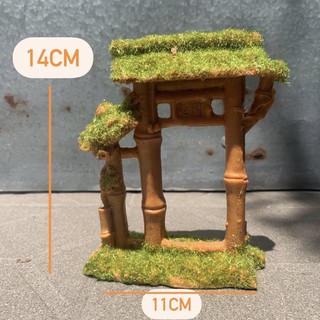 Cổng Làng Mái Rêu Trang Trí Hổ Cá, Hòn Non Bộ, Tiểu Cảnh..