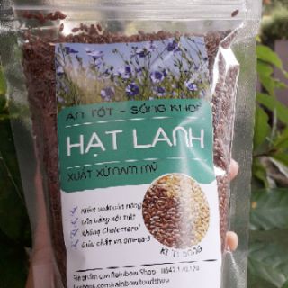 Hạt lanh (flax seeds) Ấn Độ - 500g