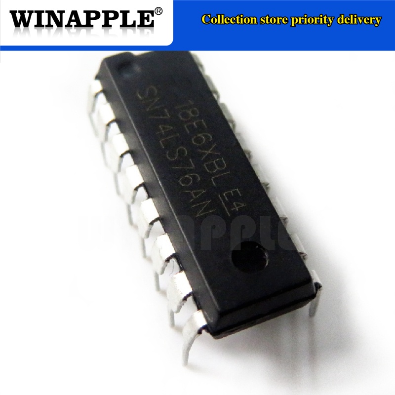 HD74LS76AP SN74LS76N 10 Cái / lốc SN74LS76AN HD74LS76P 74LS76 DIP-16 Trong pxa
