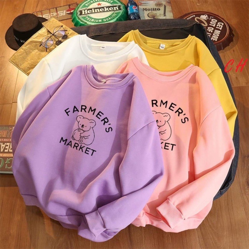 Áo gấu FARMER bo tay CH11