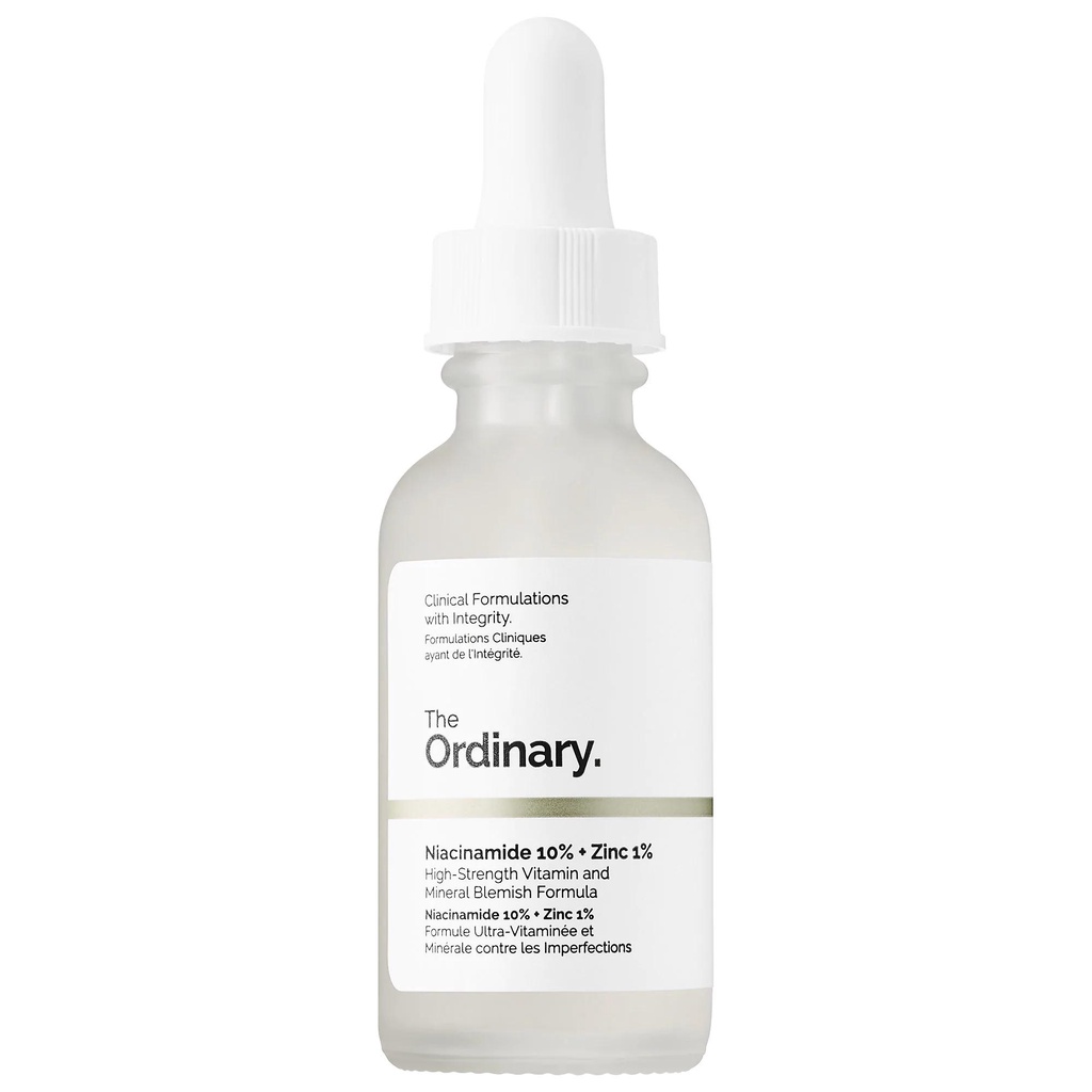 Tinh chất Dưỡng Serum The Ordinary Niacinamide 10% + Zinc 1% Mờ Thâm, Cấp Ẩm, Dưỡng Trắng