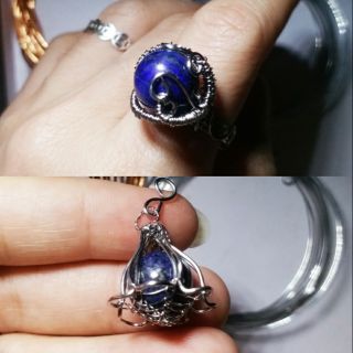 Combo nhẫn và mặt dây chuyền Hanmade