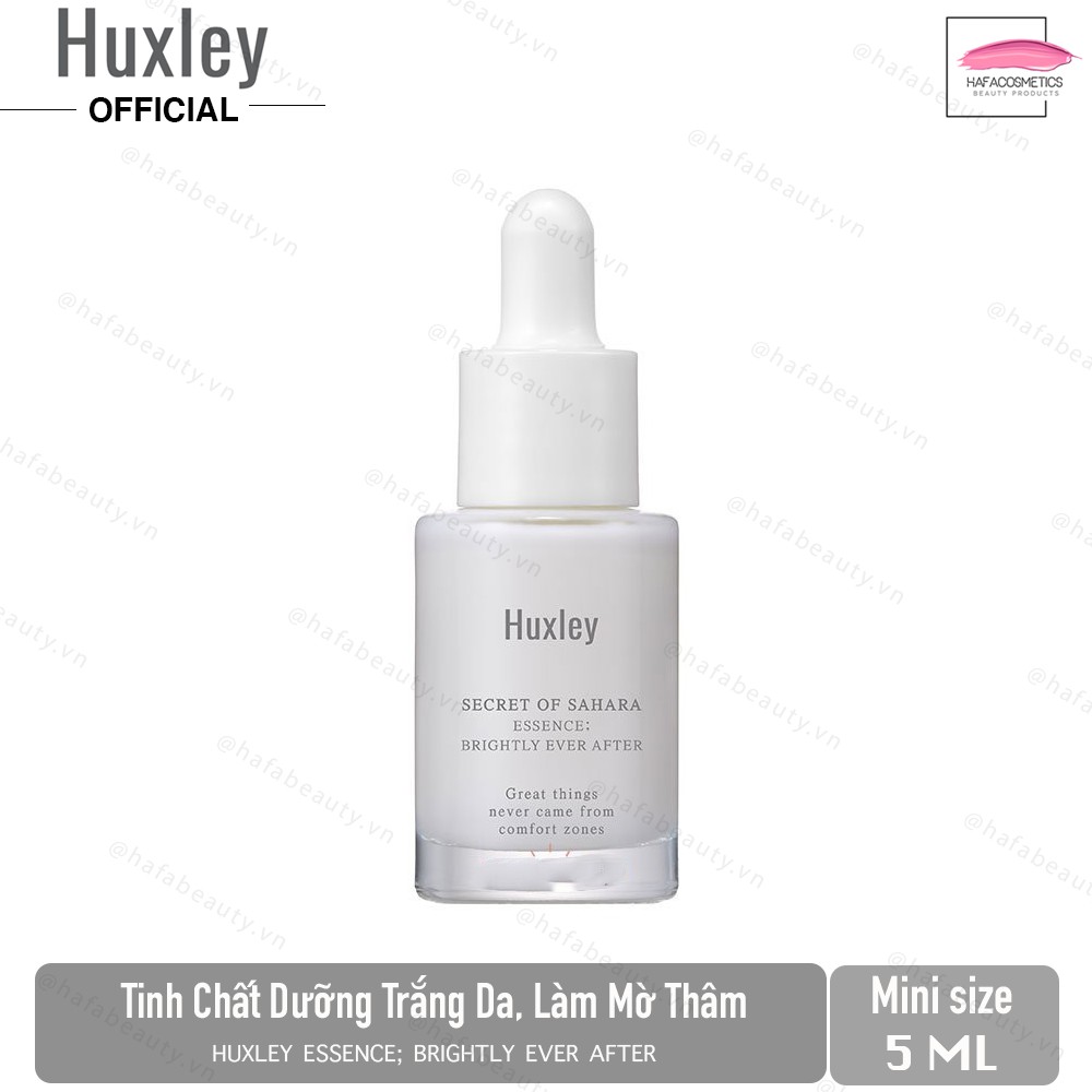 [Mini Size 5ml] Tinh chất dưỡng trắng sáng da Huxley Essence; Brightly Ever After  5ml _ Huxley Chính Hãng