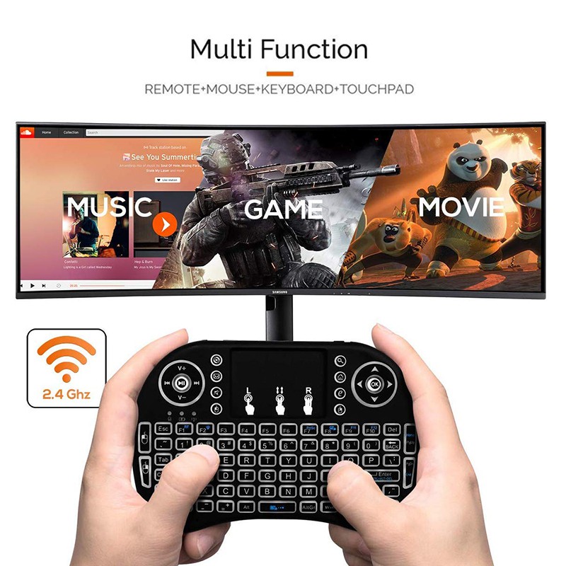 Bàn Phím Không Dây Mini Thông Dụng Cho Pc Android Tv Box