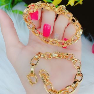 Lắc tay nữ mạ vàng thiết kế cao cấp Minh Quang