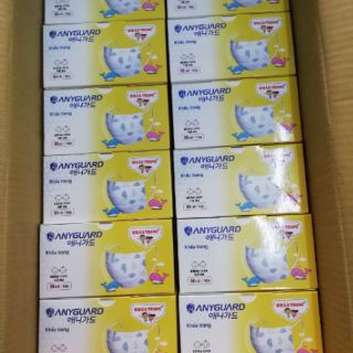 Khẩu trang trẻ em hộp 50 cái Anyguard