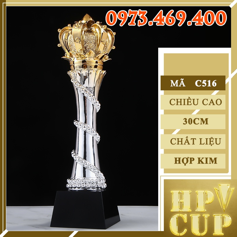 Cúp Lưu Niệm Thể Thao Bóng Đá Cup Pha Lê Vinh Danh SPA Huy Chương Vàng Quà Tặng K1