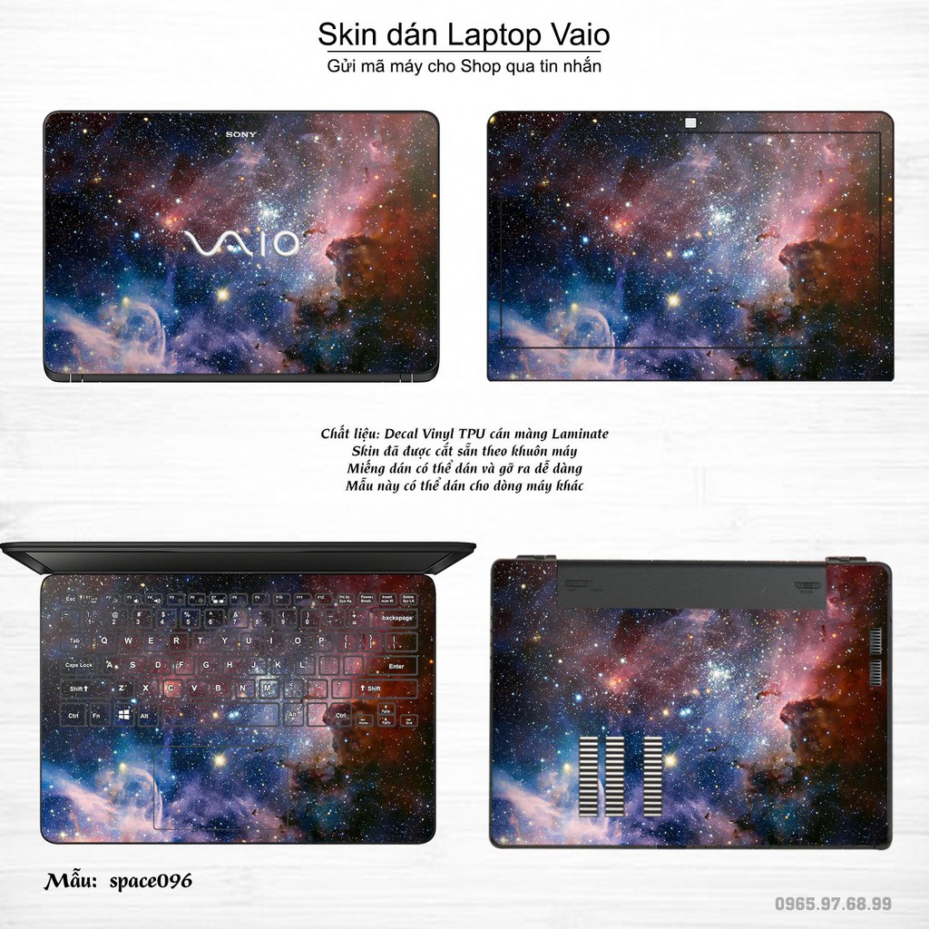 Skin dán Laptop Sony Vaio in hình không gian _nhiều mẫu 16 (inbox mã máy cho Shop)