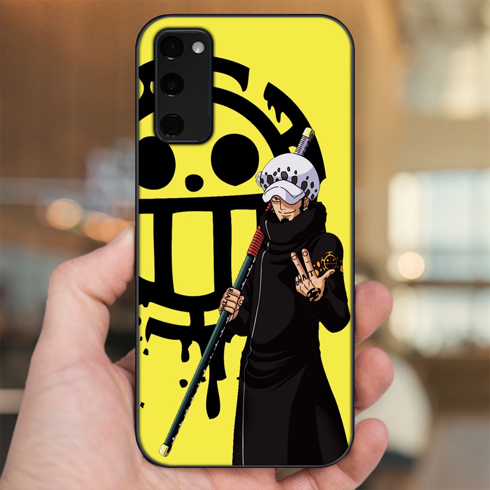 Ốp lưng Samsung S20 FE viền đen in hình Law One Piece