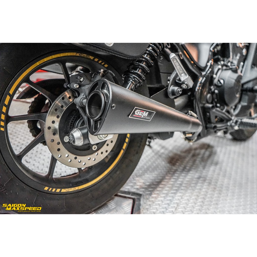 PÔ GEM CLASSIC RACER S1 SLIP ON HONDA REBEL 300-500