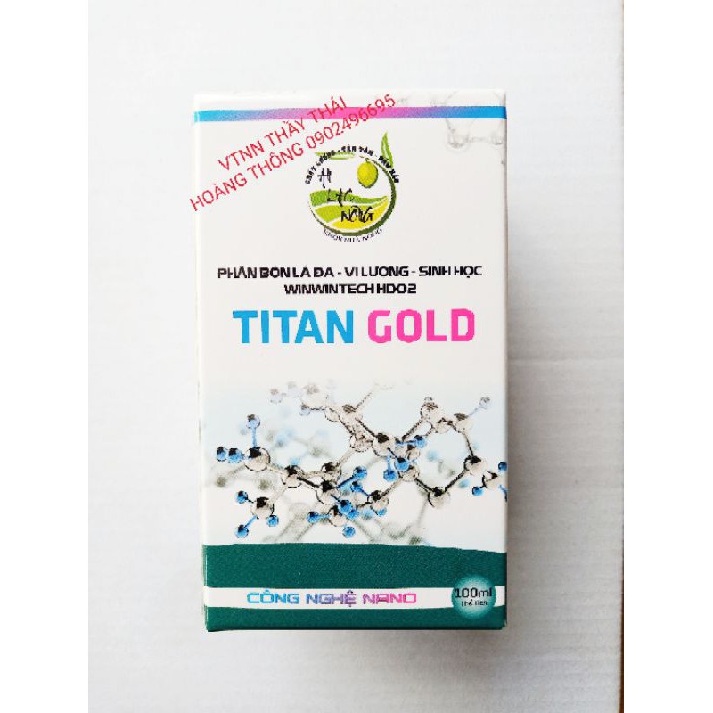 Goldtech G05 thay thế bằng titan gold phân bón lá đa-vi lượng-sinh học chuyên dùng cây trồng