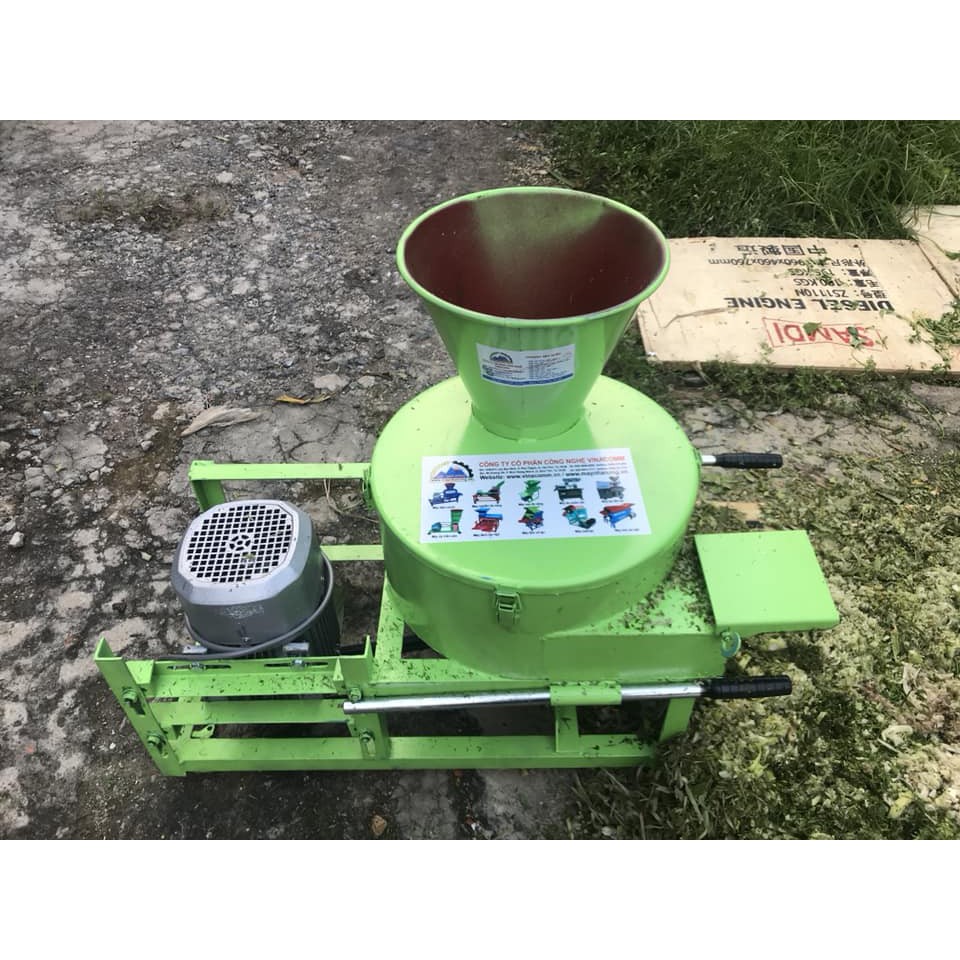 Máy băm chuối băm cỏ đa năng okasu mới nhất 2019