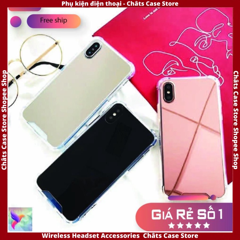 Ốp Lưng iP ⚡ Ốp Lưng Điện Thoại iP Tráng Gương ⚡ iP 6/6s/6Plus/6SPlus/7/8/7PPlus/8P/X/Xs/Xsmax/11/11Promax