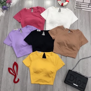 Áo croptop đan dây có mút ngực chất đẹp