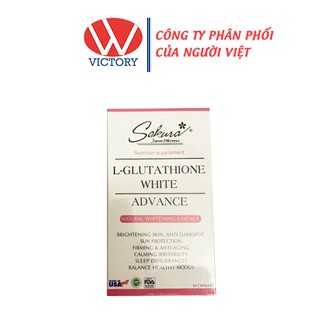 Viên uống trắng da chống lão hóa Sakura 1600mg