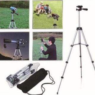 Chân máy ảnh Tripod 3110 tặng Giá kẹp điện thoại, Remote bluetooth và Túi đựng I LOVE CASE [vthm9]