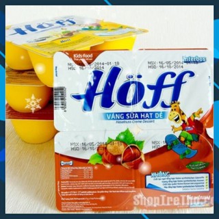 Váng sữa Hoff hạt dẻ, vani cho bé biếng ăn, bổ sung vitamin (date 9/2020)