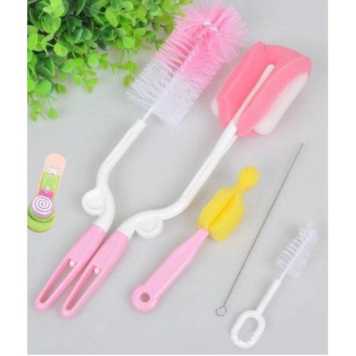 Bộ 5 Dụng Cụ Vệ Sinh Cọ Bình Sữa