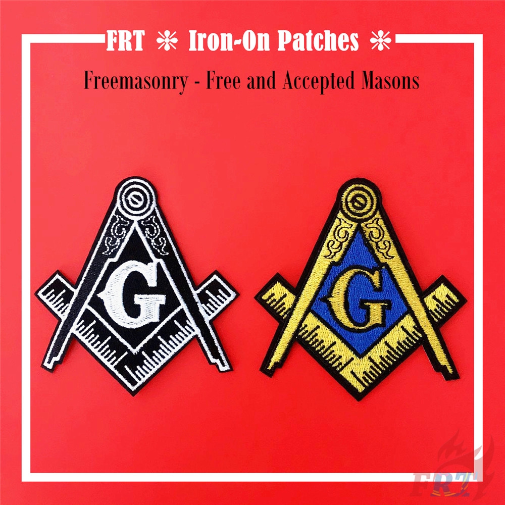 ☸ VSCO：Freemasonry - Free and Accepted Masons Patch ☸ 1Pc Diy Sew on Iron on Badges Patches