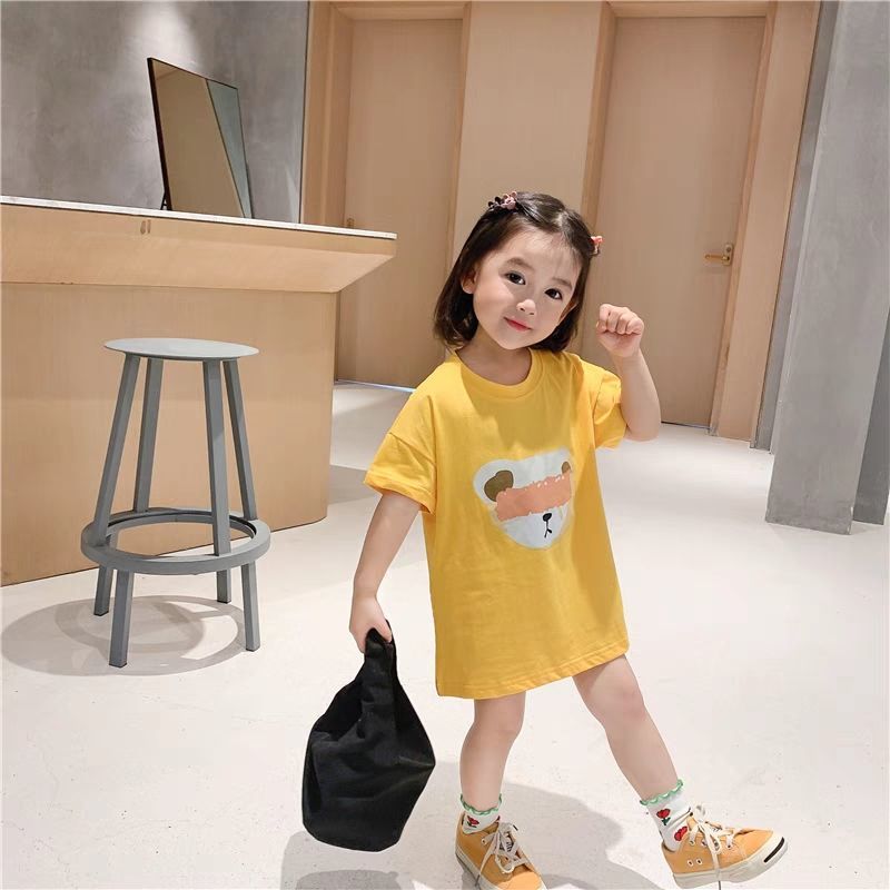 Bé gái mùa hè đầm bé đầm bông dễ thương cô ăn mặc Hàn quốc MY-1055