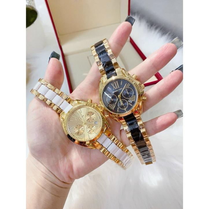 Đồng hồ Michael Kors nữ dây Pha sang trọng quý phái mã MK3344