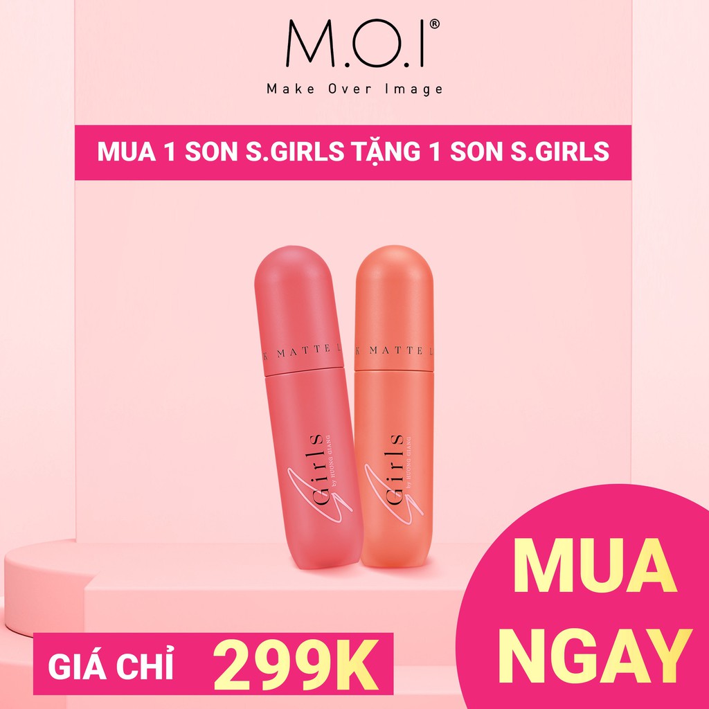 Son Kem lì S.Girl - MOI Cosmetics Hồ Ngọc Hà [CHUẨN CHÍNH HÃNG]