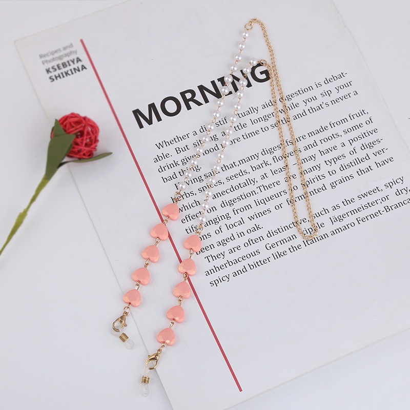 Dây đeo khẩu trang, dây đeo kính hình &quot;TRÁI TIM&quot; đáng yêu - Dây đeo chống thất lạc khẩu trang