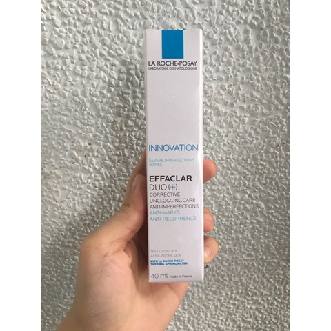 Kem giảm mụn ngừa thâm Laroche Posay Effaclar Duo+ 40ml và Duo+ 15ml ( la roche) (Date 2024)