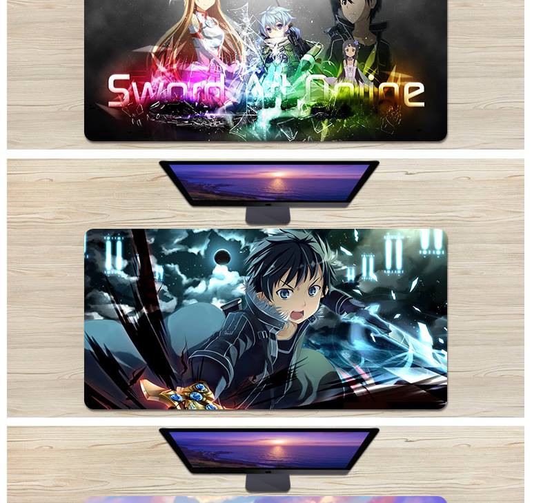 Tấm Lót Chuột Và Bàn Phím In Hình Anime Sword Art Online Yaina Tongren Youjichao