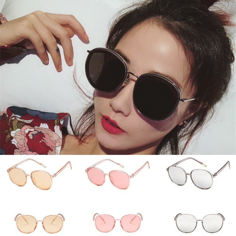 Candy Colors Large Frame Sunglasses Women Square Sunglasses Men Vintage Big Frame