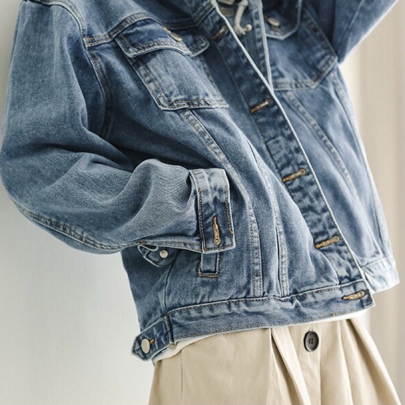 DENIM JACKET KÈM NÓN