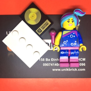 Lego UNIK BRICK Flashback Lucy - Cô nàng Lucy và đĩa nhạc vàng trong The Lego Movie 2 chính hãng (như hình)