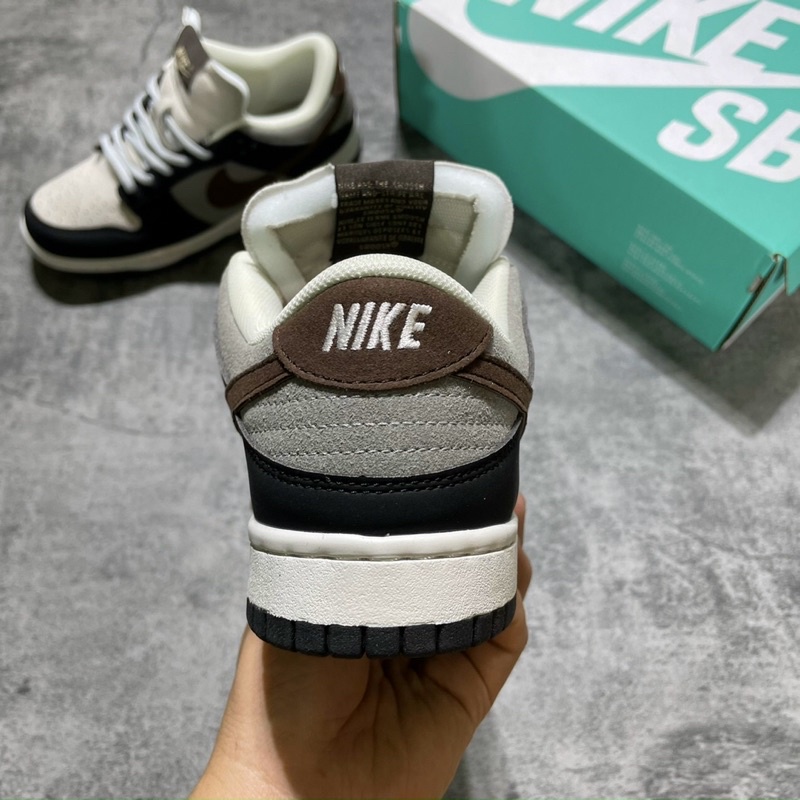 GIÀY SB DU.NK LOW BLACK TRAIL BROWN SC