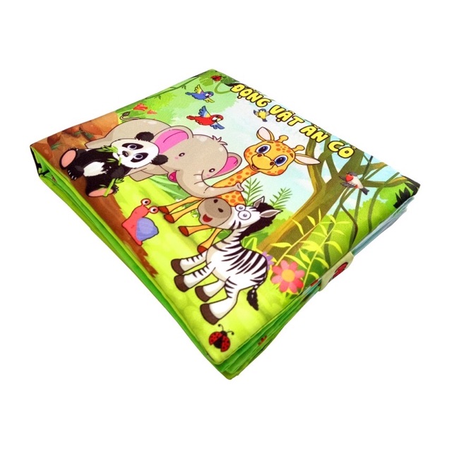 BỘ 4 CUỐN SÁCH VẢI THẾ GIỚI ĐỘNG VẬT