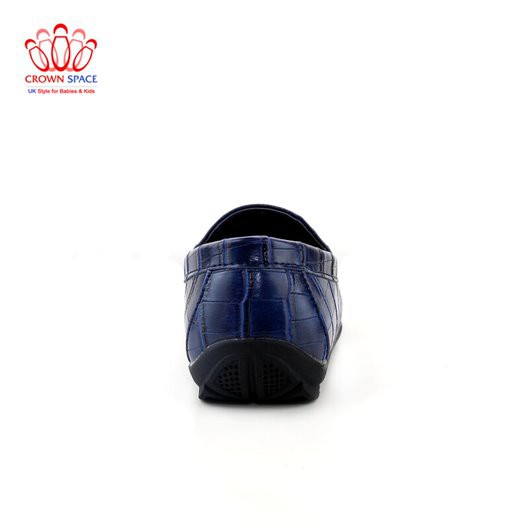 Giày Lười Loafer Bé Trai Đẹp Crown Space George Louis Moccasin Trẻ em Nam Cao Cấp CRUK410