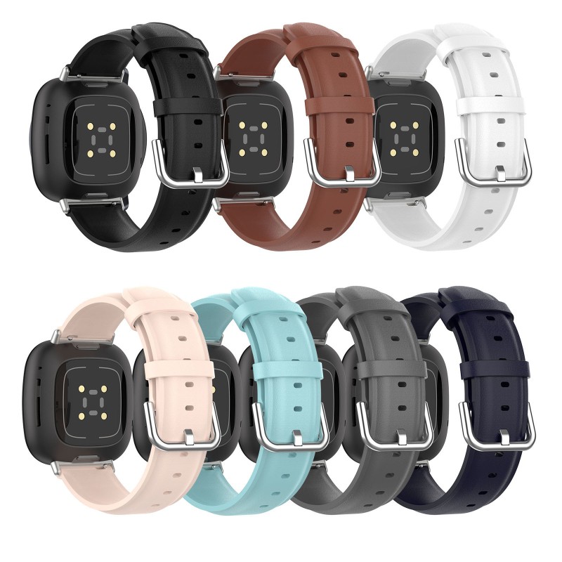 Dây Đeo Da Pu Thể Thao Cho Đồng Hồ Thông Minh Fitbit Versa3