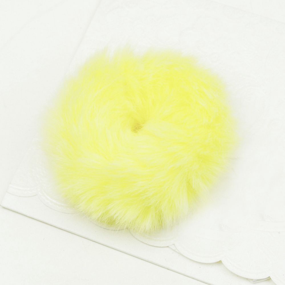 Set 2 Dây Cột Tóc Phối Lông Thú Cho Nữ