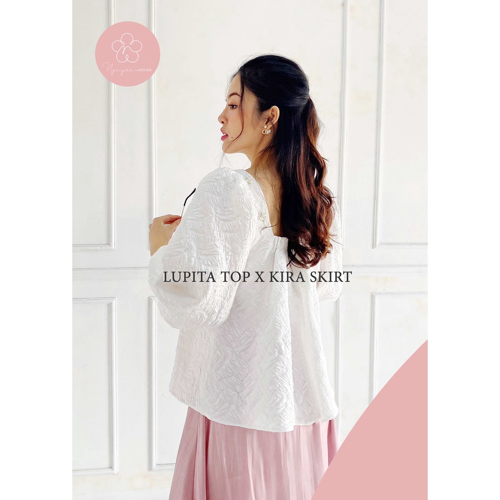 Áo Lupita NGUYEN ATELIER gấm đính đá