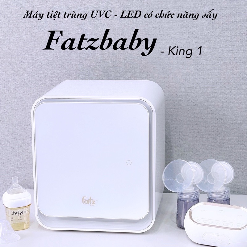 (chính hãng BH 12th)Máy tiệt trùng sấy khô UV UVC - LED Fatzbaby - KING 1 - FB4722BT