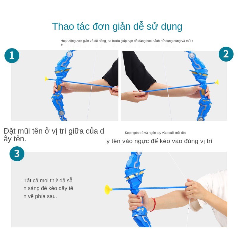 ❒Đồ chơi cung tên cỡ lớn dành cho trẻ em, cha mẹ-con thi đấu ngoài trời bắn thể thao truyền thống cậu bé mục tiêu
