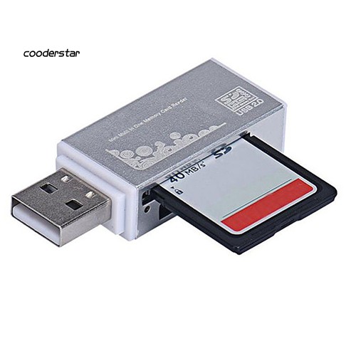 Đầu Đọc Thẻ Nhớ Usb 2.0 Tất Cả Trong 1 Cho Micro Sd Sdhc Tf M2 Mmc Ms Ms Pro