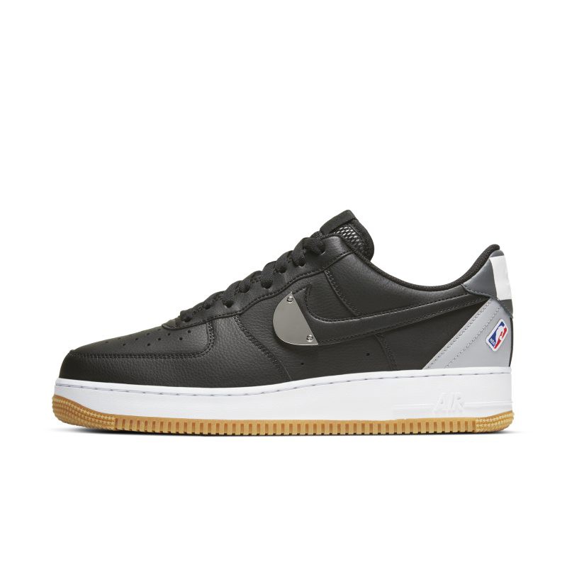 Giày Nữ Nike AF1 Auth 🔴FREESHIP🔴 Nike Air Force 1 LV8 NBA Black Wolf Grey- Hàng Chính Hãng - Giày Sneaker Thể Thao Nữ