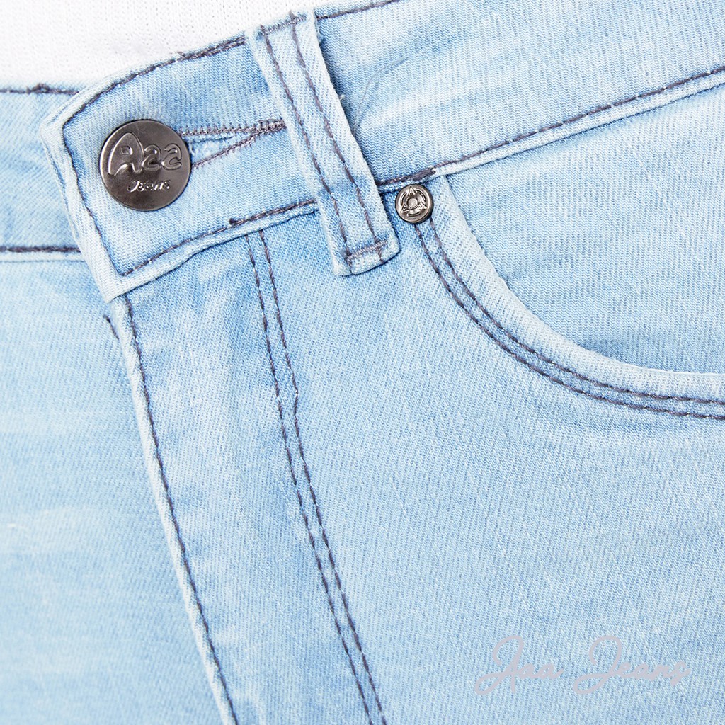 Quần Skinny Nữ Lưng Cao Màu Xanh Sáng Aaa Jeans | BigBuy360 - bigbuy360.vn