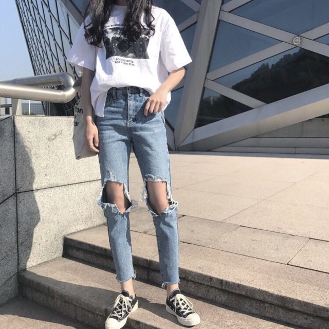 ODER]]]]  JEANS BAGGY RÁCH NhIỀU